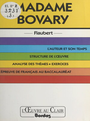 cover image of Madame Bovary, Flaubert